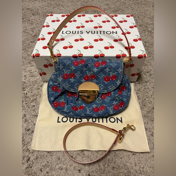 Louis Vuitton Handbags - Louis Vuitton Takashi Murakami 2025 denim cerise sunset bag
